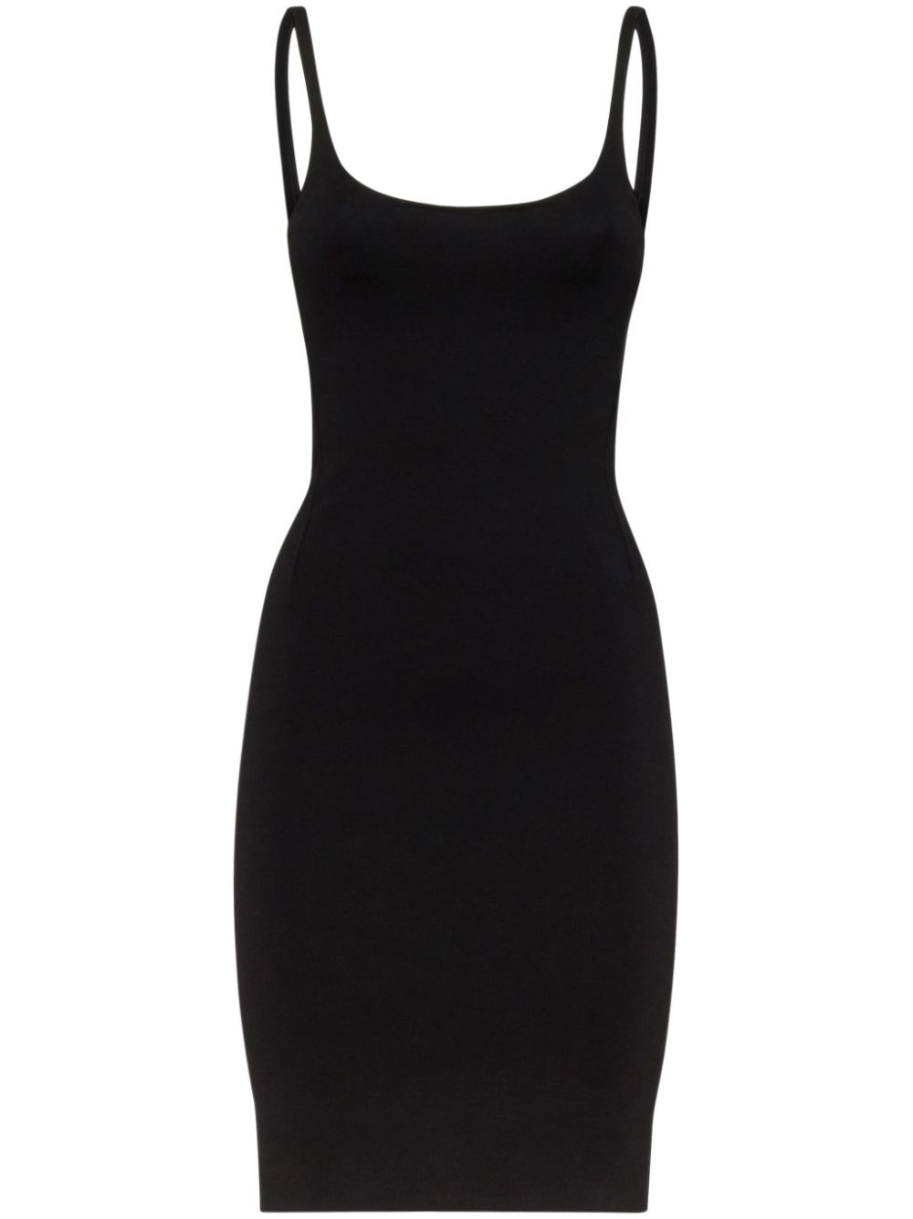Sleeveless midi dress - Black