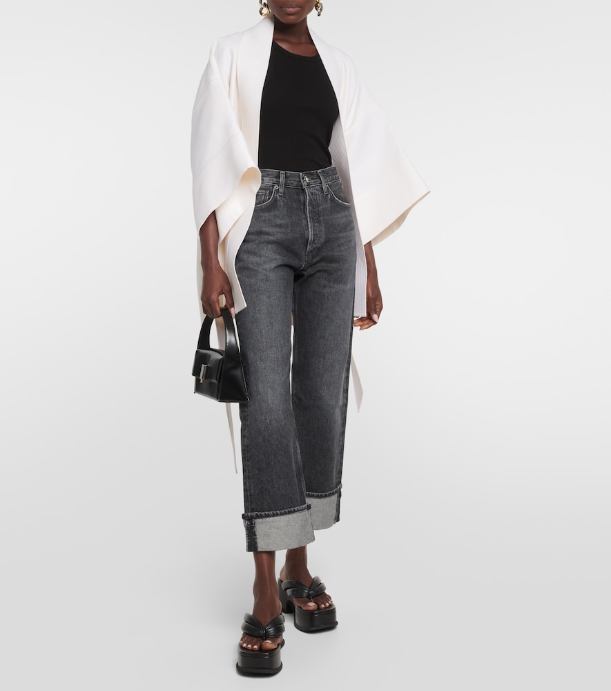 Fran low-rise straight jeans