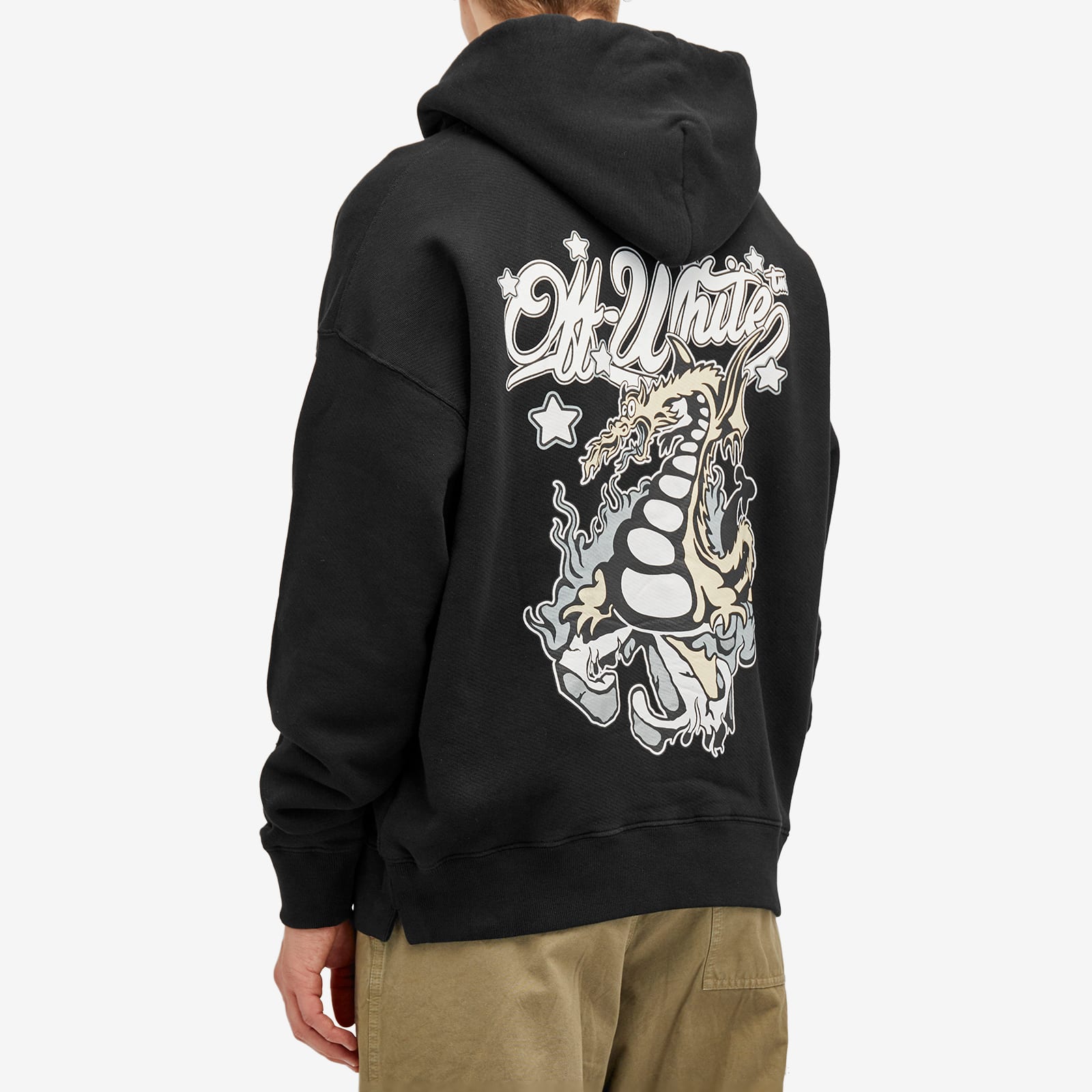 Men's Dragon Skate Hoodie in Black