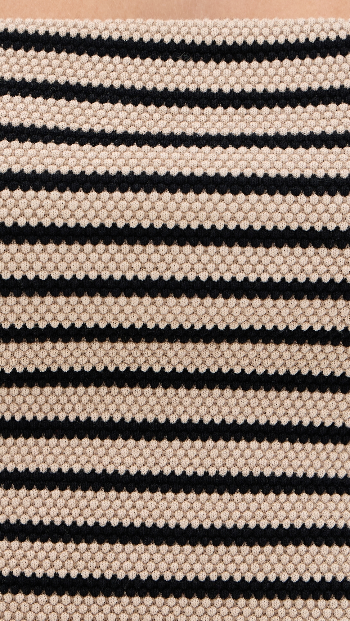 Caffari Striped Tube Top Putty