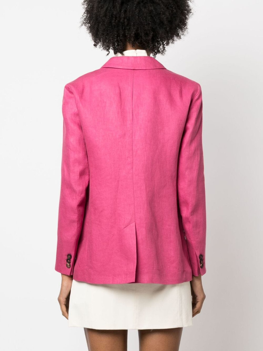 - Single-breasted Linen Blazer