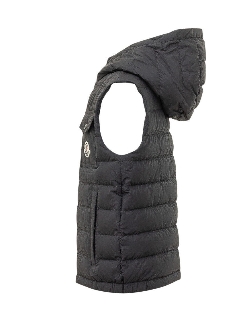 Kids Blue Quilted Jacket