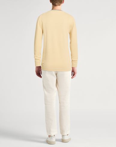 Man Sweater Beige Size L Cotton