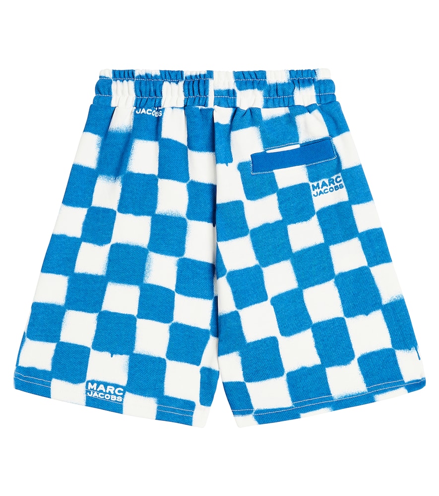 Marc Jacobs Kids Checked cotton Bermuda shorts