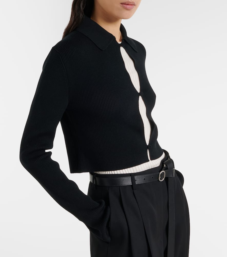 Virgin wool cardigan
