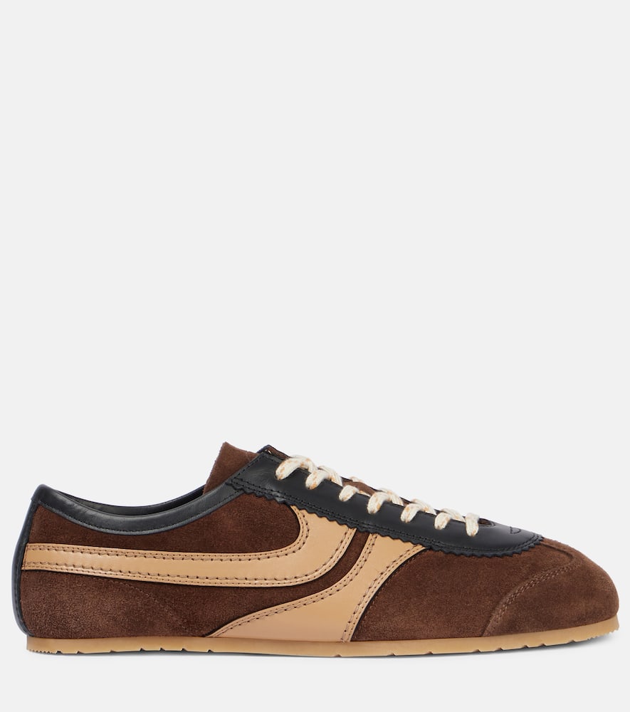 Dries Van Noten Leather and suede sneakers