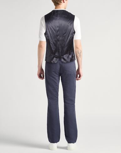 Man Tailored Vest Midnight blue Size 36 Virgin Wool, Elastane