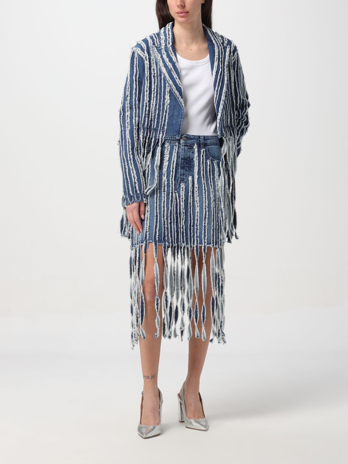 Jacket Woman color Denim