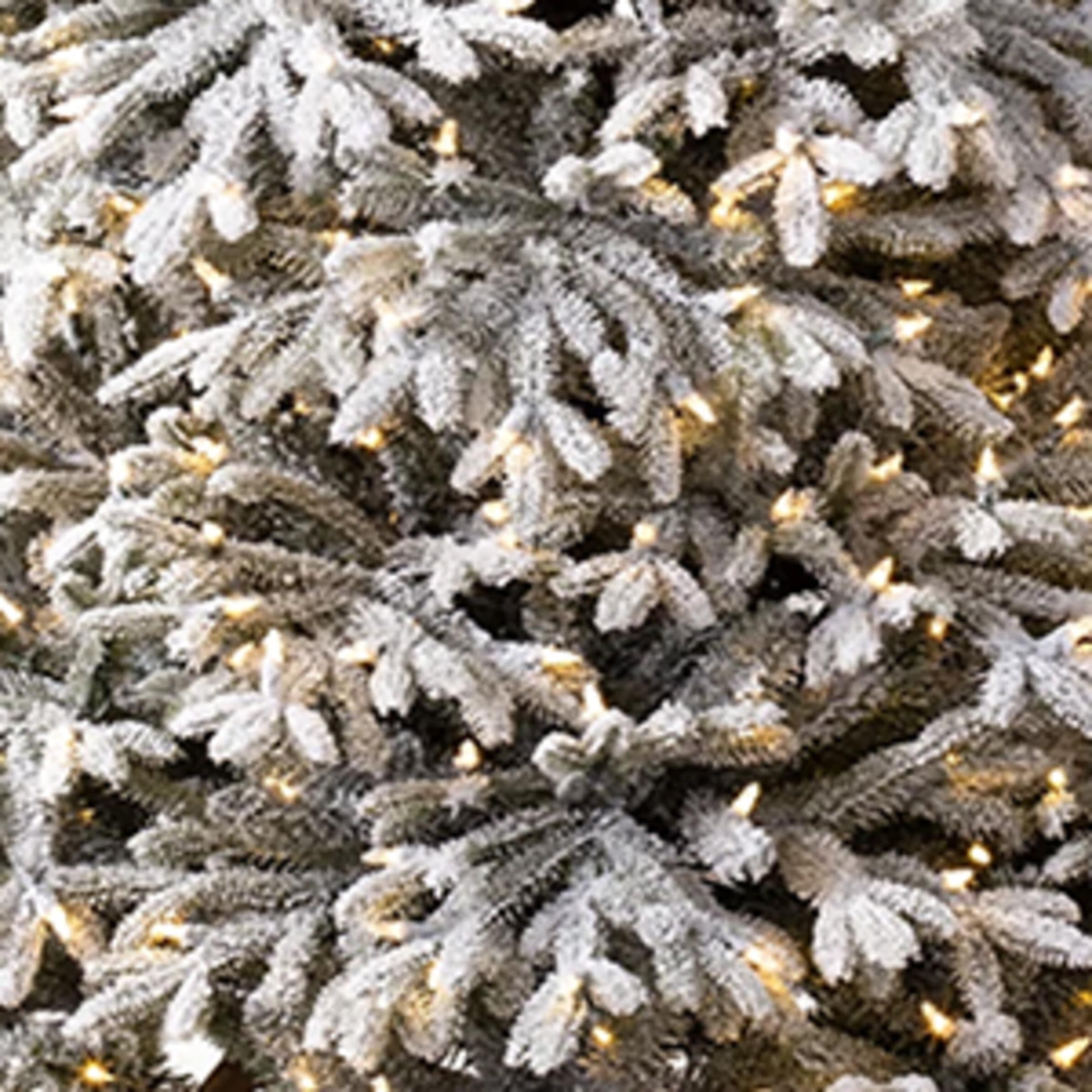 Frosted Fraser Fir Candlelight Christmas Tree