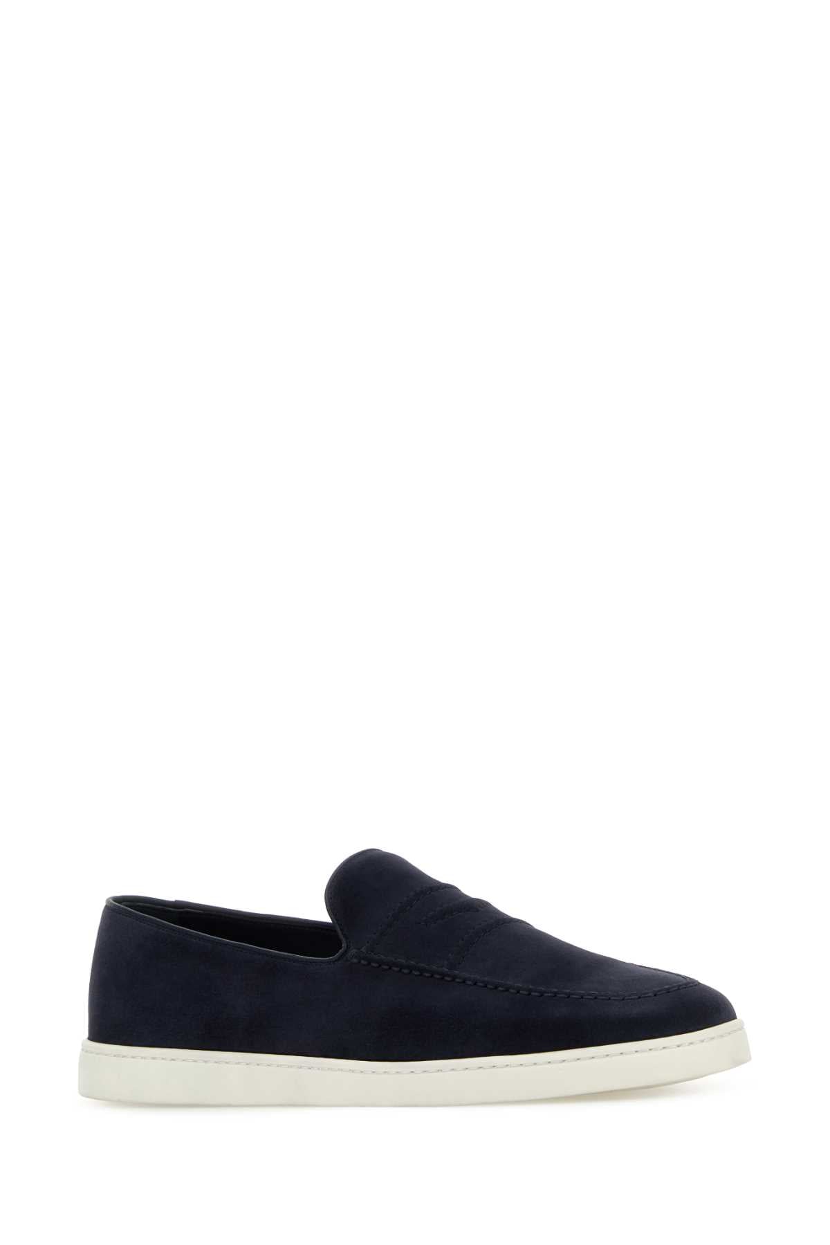 Church's Navy Blue Suede Peebles Loafer