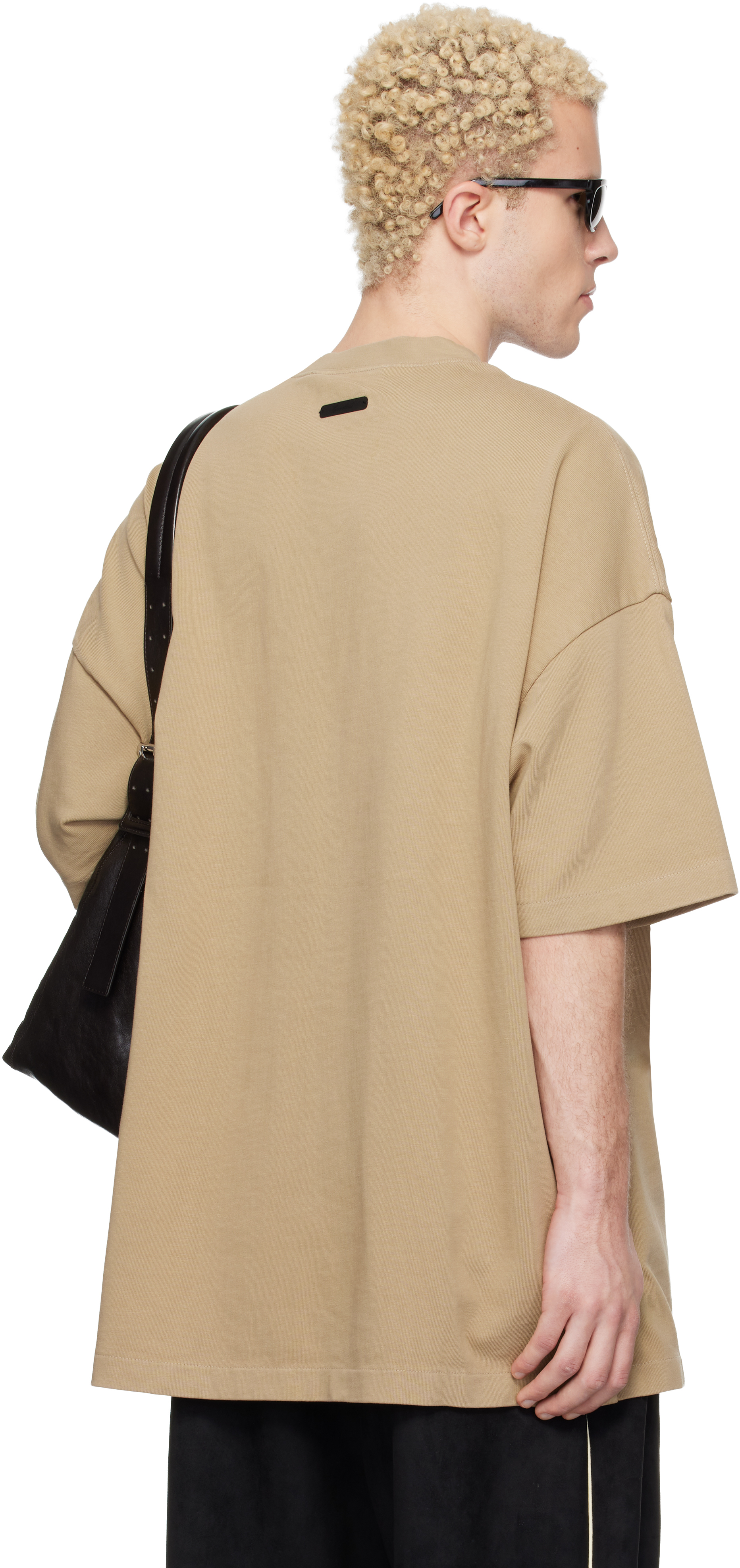 Beige Training 90s Short Sleeve T-shirt