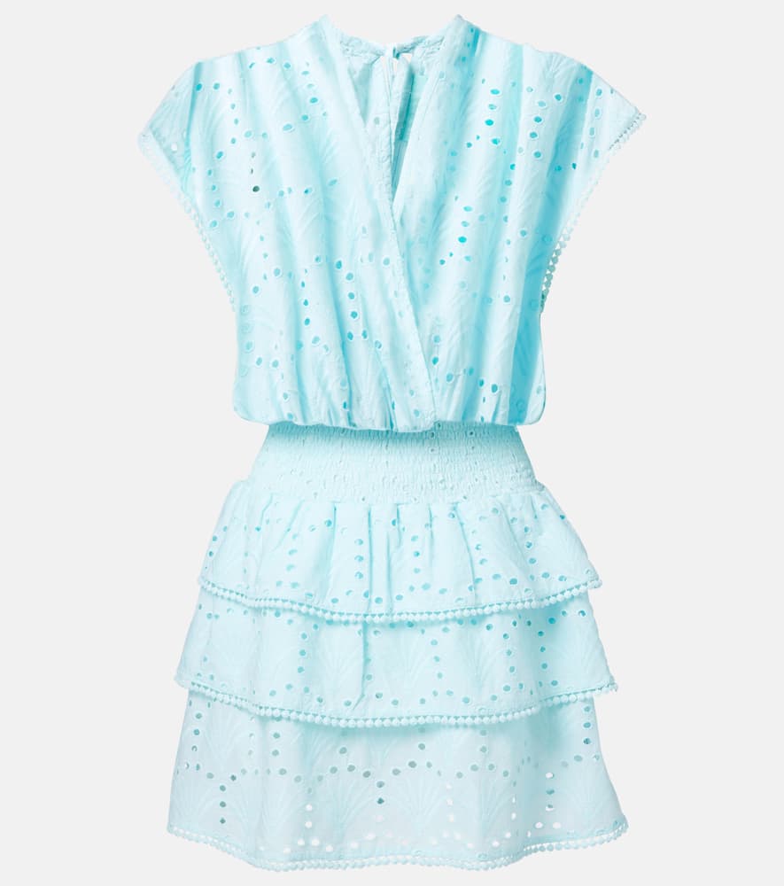 Jess cotton crochet minidress