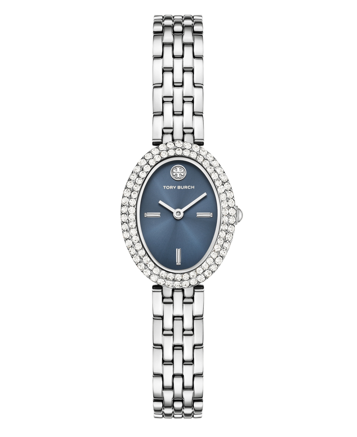Women's The Oval Quartz Two-Hand Silver Stainless Steel, 28mm - Silver