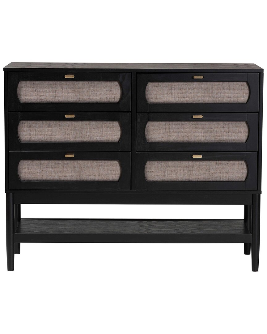 Shirin Mid-Century 6-Drawer Dresser