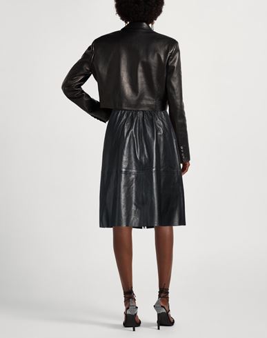 Woman Midi skirt Black Size 2 Lambskin
