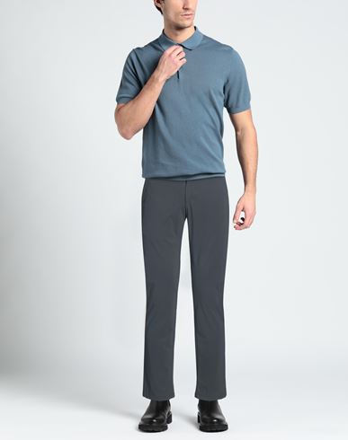 Man Pants Charcoal Size 35 Polyamide, Elastane