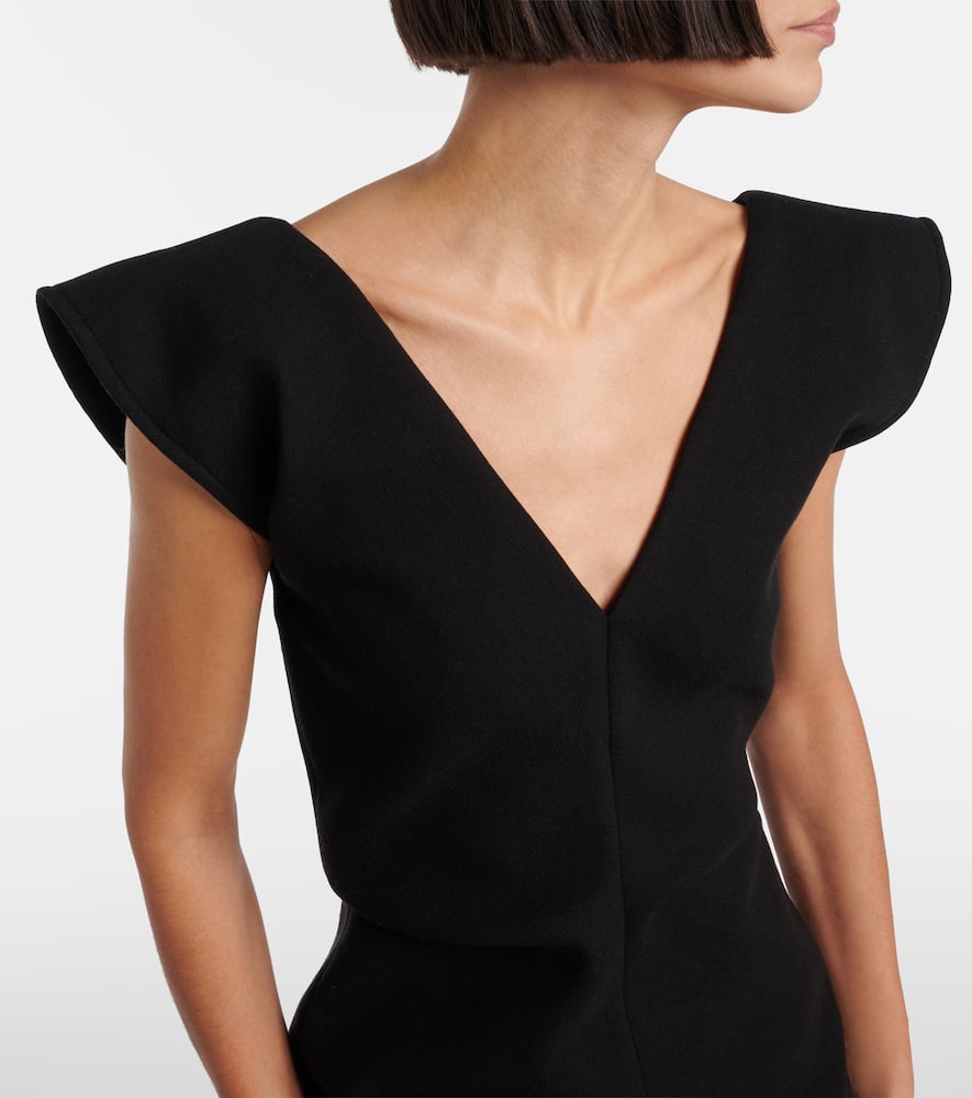 Mariam scuba midi dress