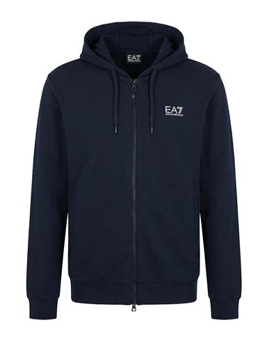 Man Sweatshirt Midnight blue Size S Cotton
