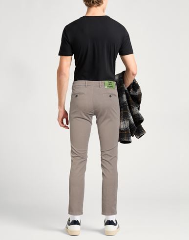 Man Pants Taupe Size 29 Cotton, Elastane