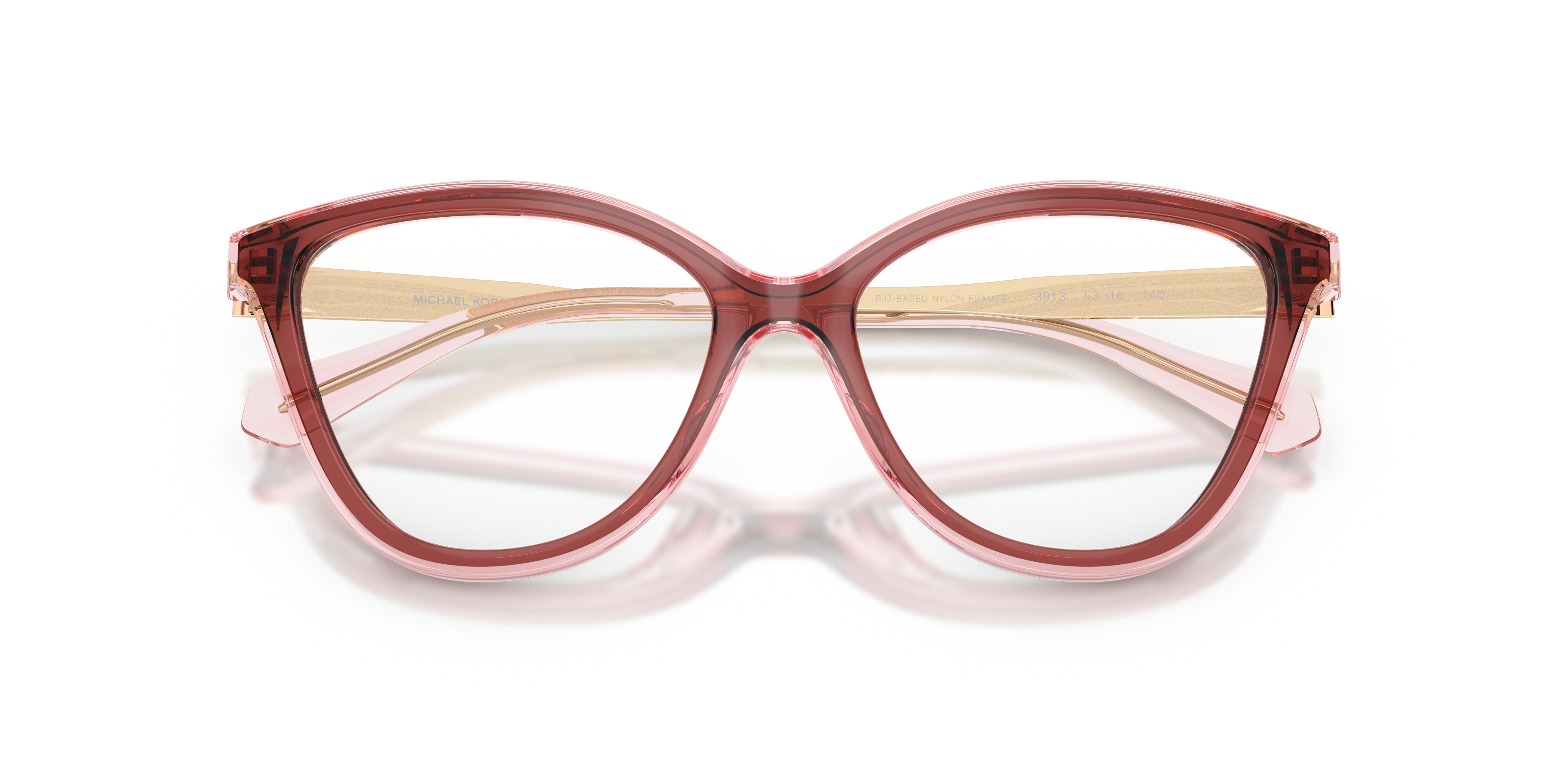 Michael Kors Mujer Michael Kors MK4190U COSTA BRAVA 3913 Monturas ópticas Inyectado Marrón Transparente Cat Eye Norma