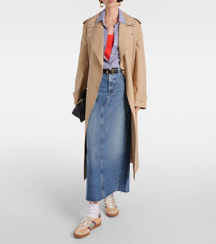 Citizens of Humanity Circolo Reworked denim maxi skirt