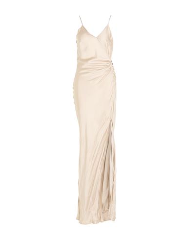 Woman Maxi dress Beige Size 8 Viscose