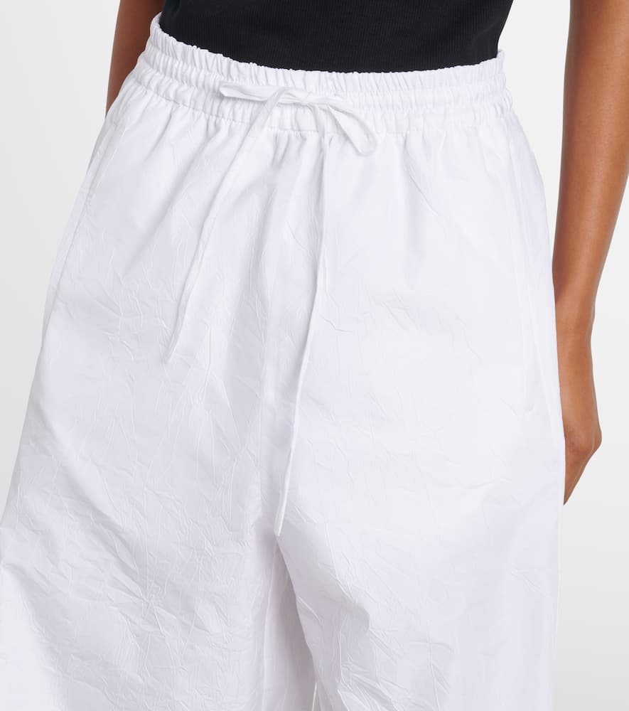 Róhe Cotton-blend barrel-leg pants