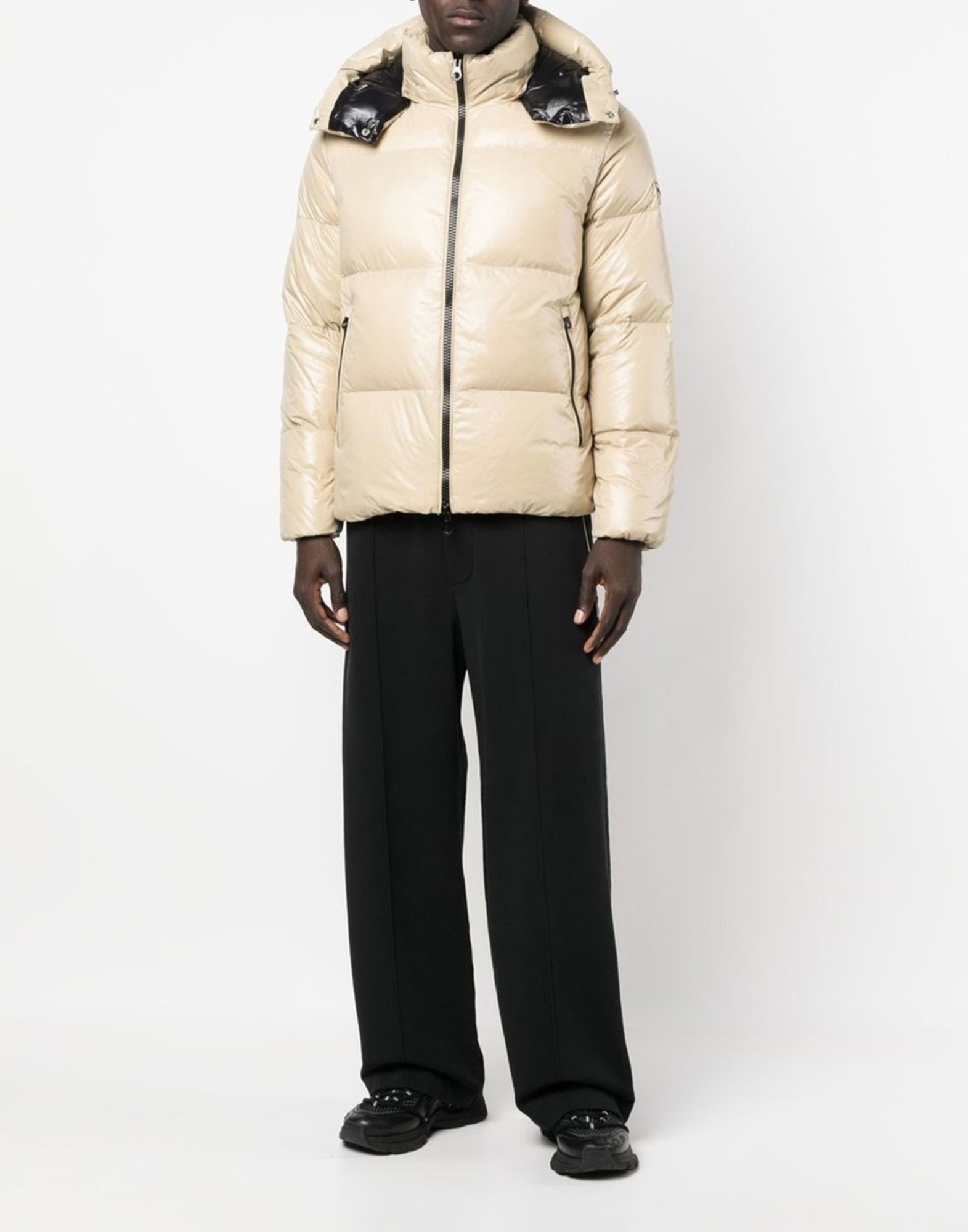 Tifo Down Jacket — Beige