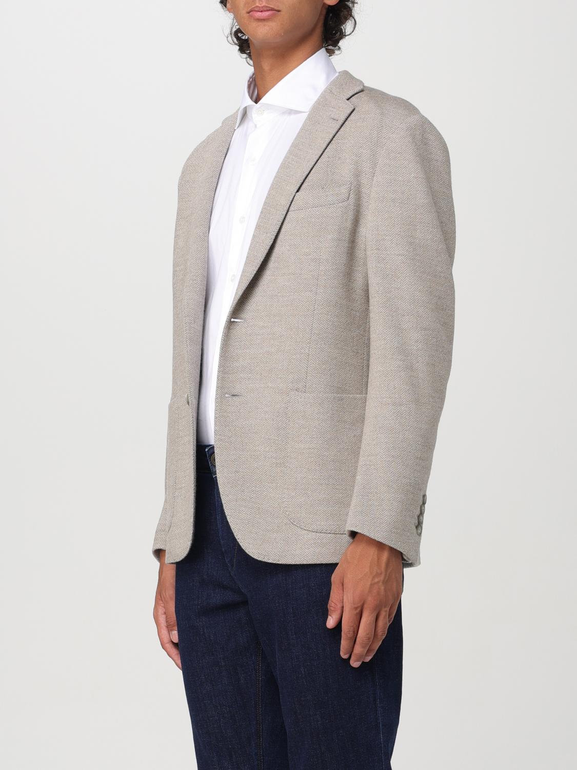 Blazer Men color Beige