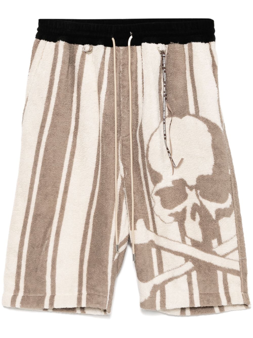 Logo-jacquard shorts - Neutrals