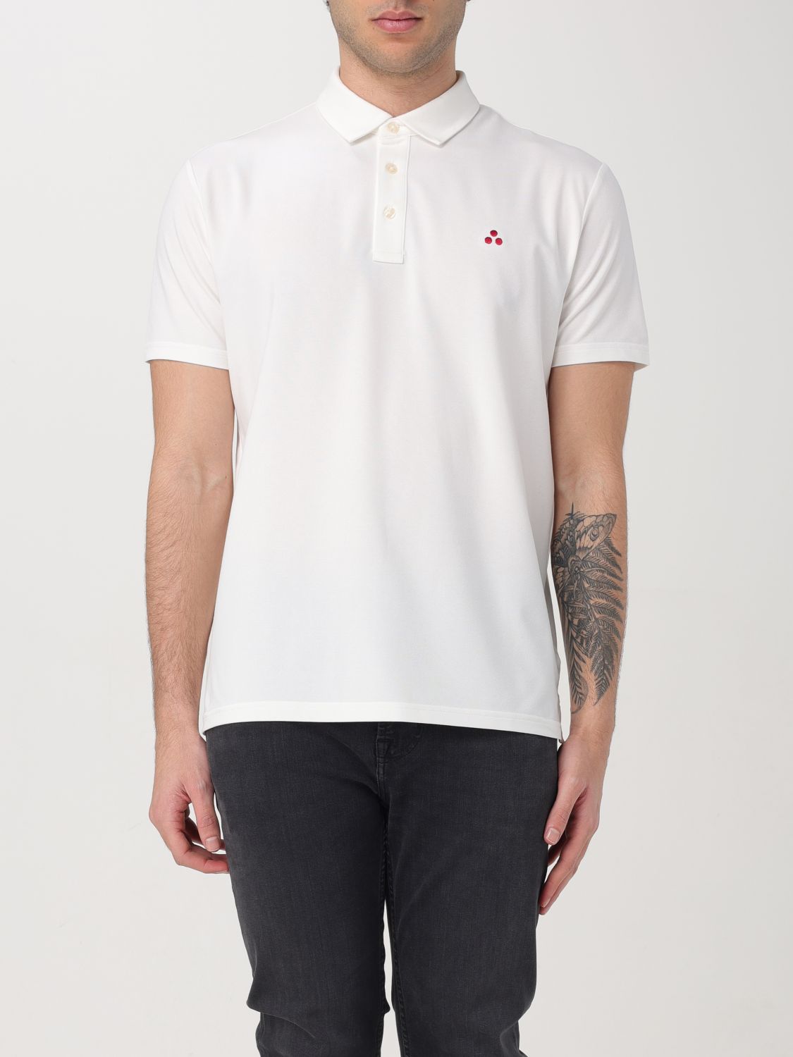 Polo Shirt Men color White