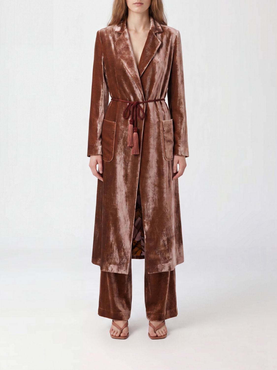 Coat Woman color Brown