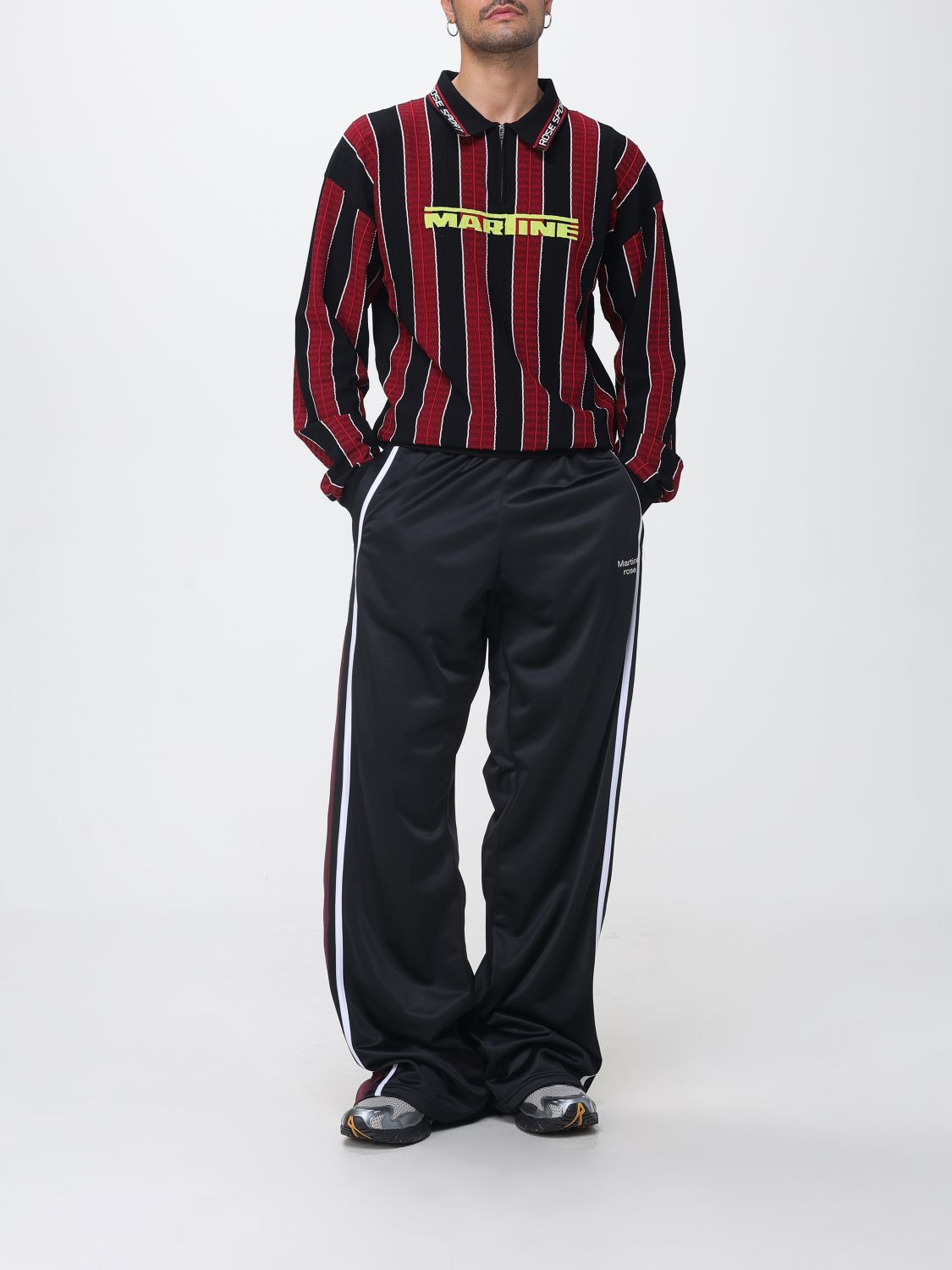 Logo Polo Shirt Red Black