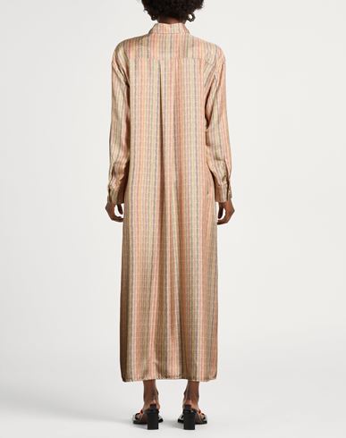 Momoní Woman Maxi dress Beige Size 10 Silk