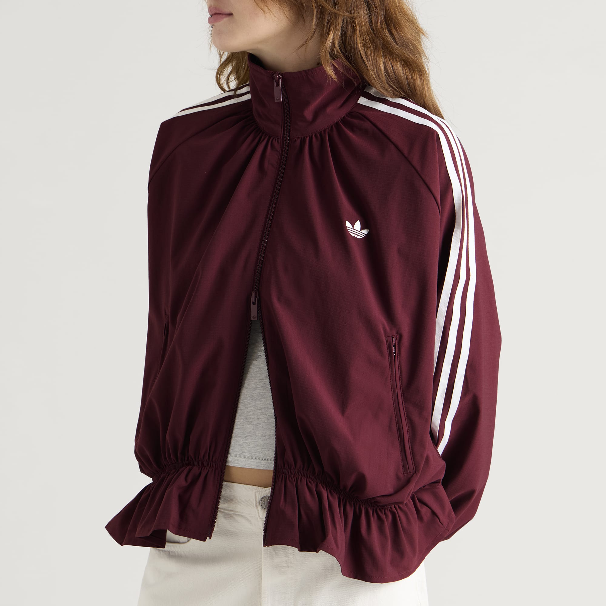 Women's Blousy Oversized Track Top in Shared