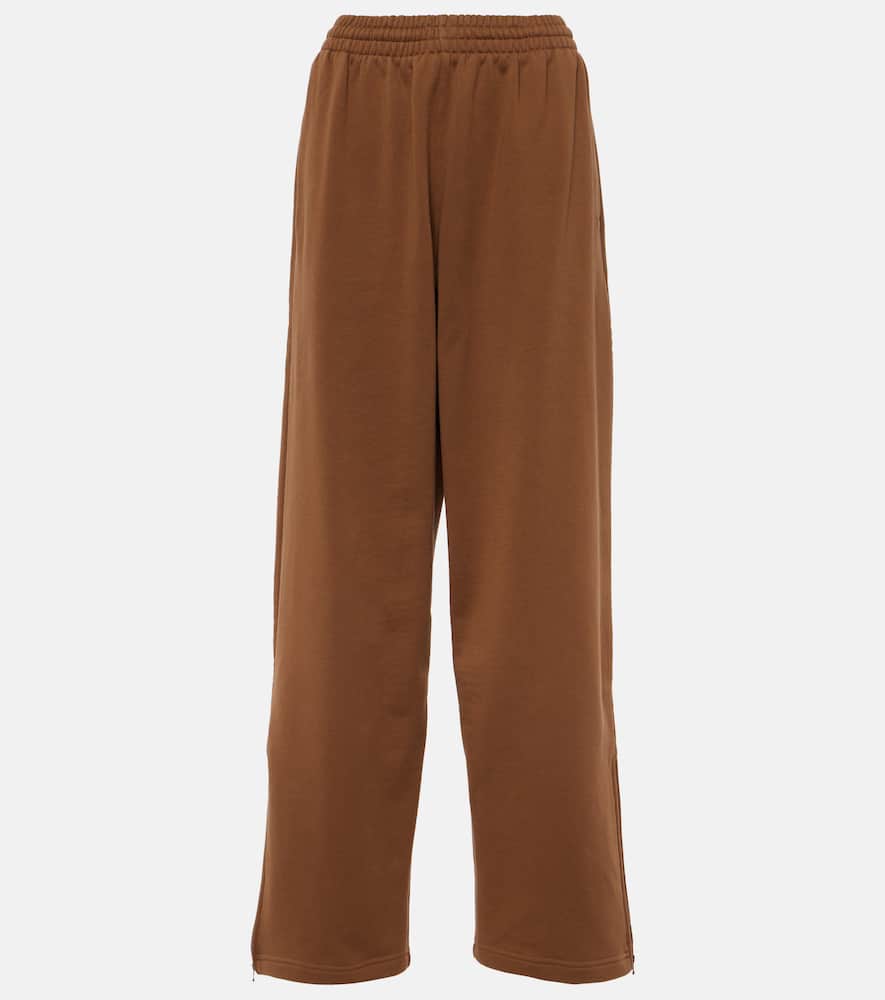 X Hailey Bieber cotton jersey track pants