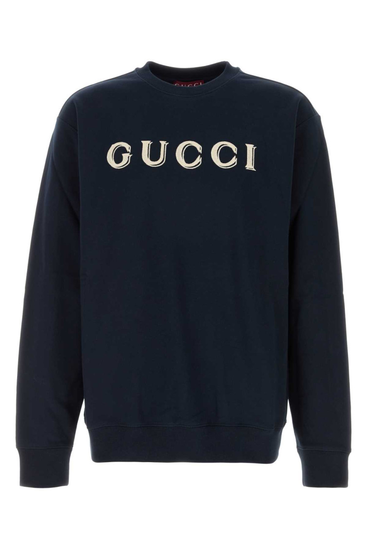 Log-detail Crew-neck Sweater