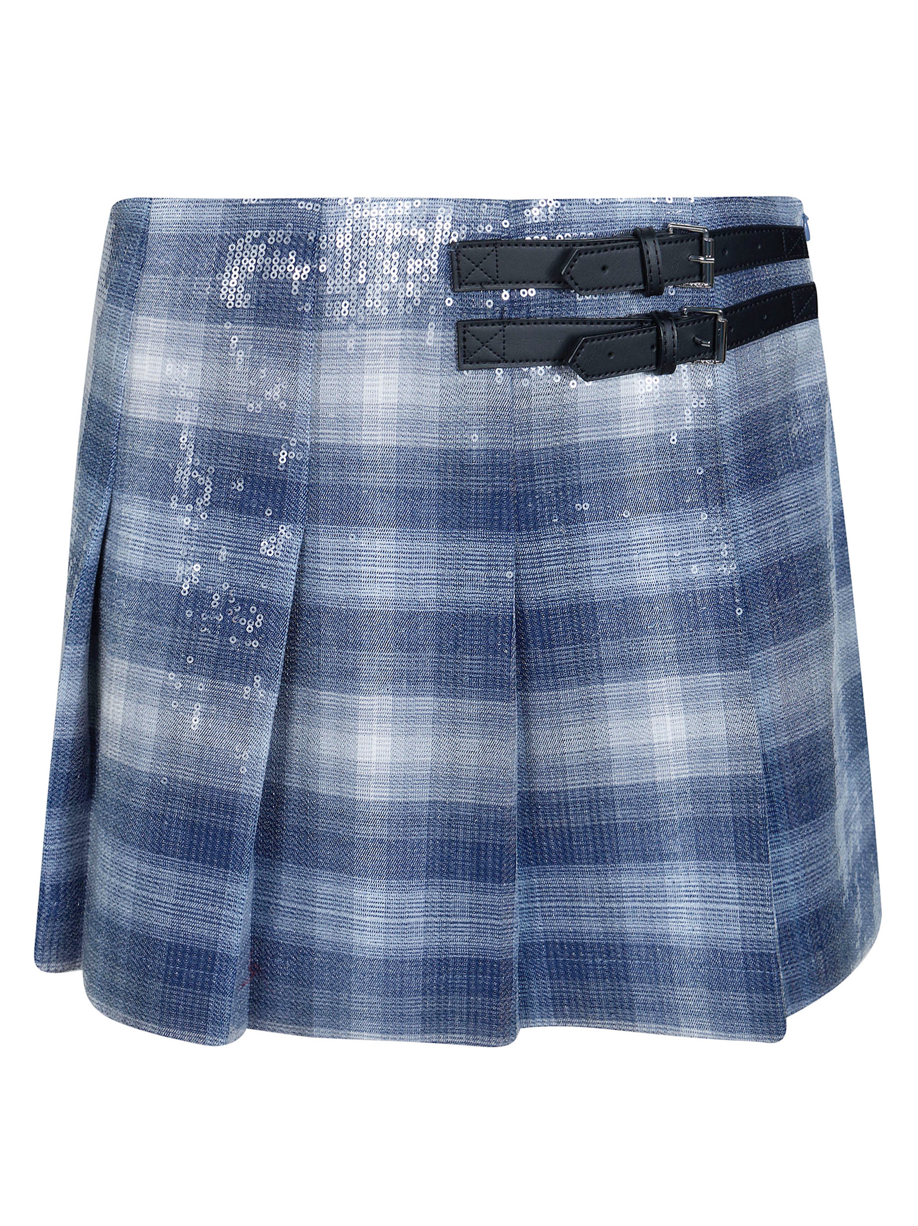 GONGORA Mini Skirt - Check Pattern