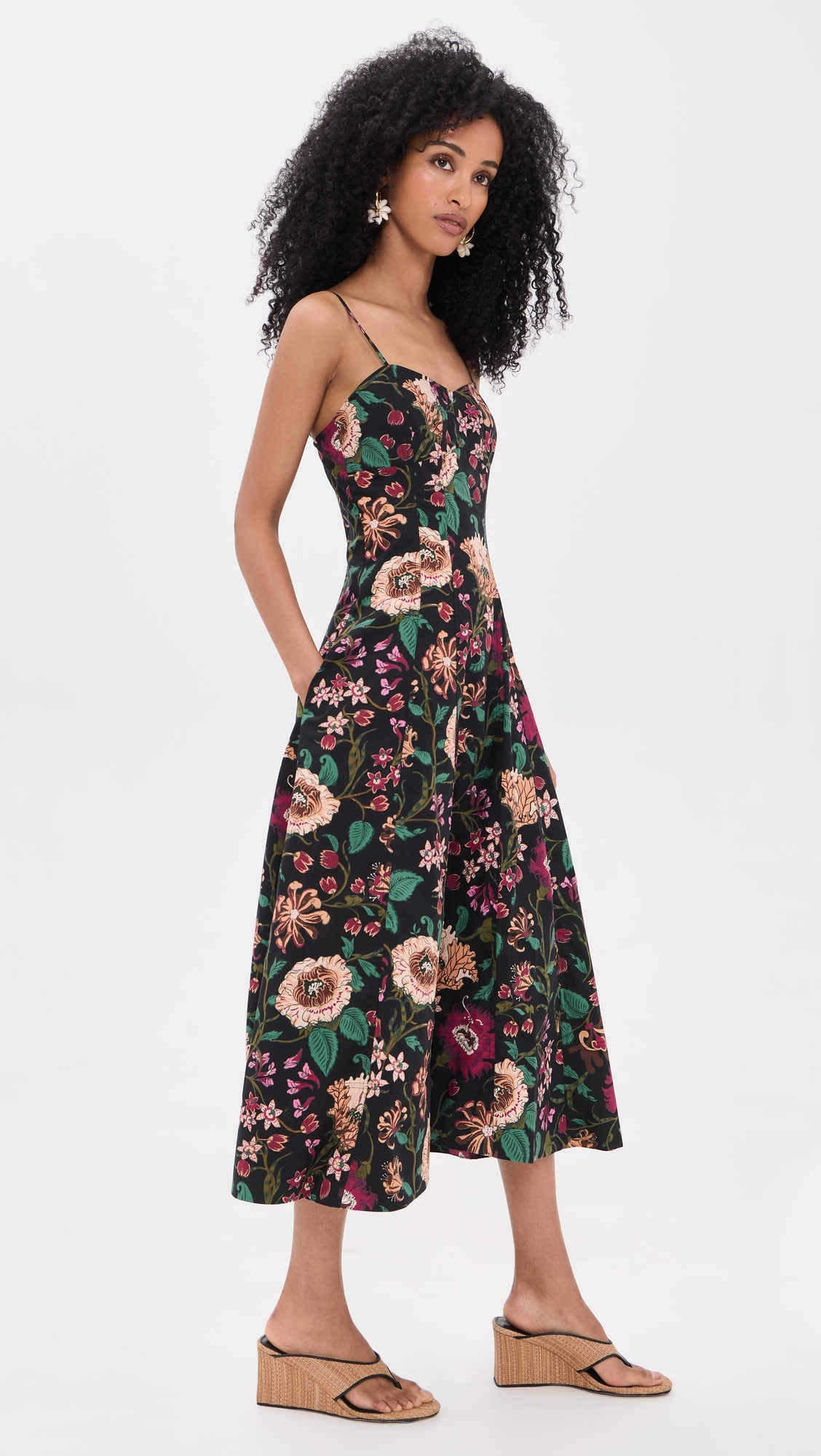 Fiora Cotton Dress Dahlia
