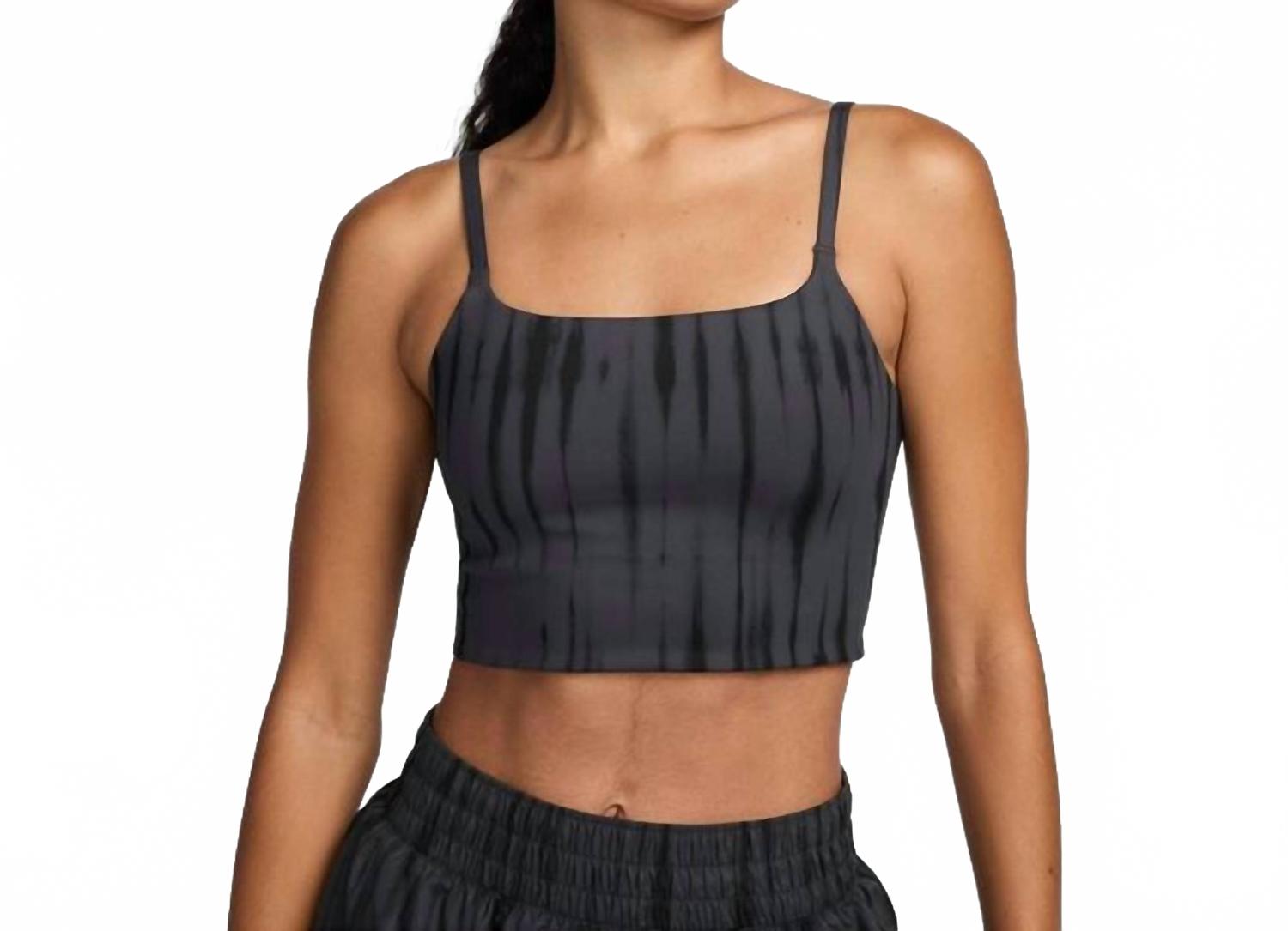 One Convertible Light-Support Sports Bra In Anthracite