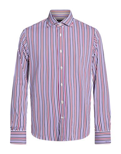 Man Shirt Burgundy Size 15 Cotton