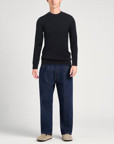 Man Sweater Midnight blue Size M Wool