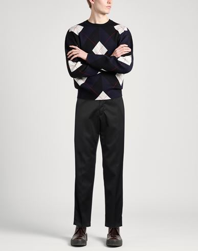 Man Pants Black Size 40 Virgin Wool