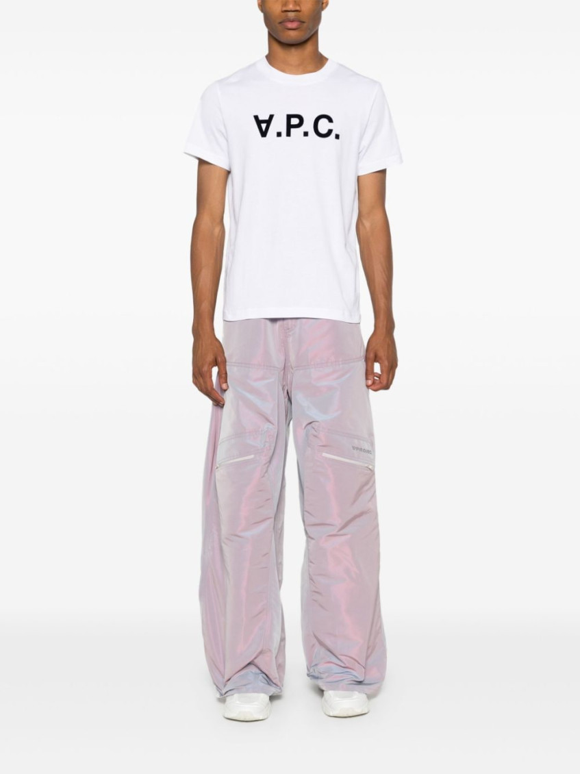 A. P.C.-Grand Vpc T-Shirts Bianco-Uomo