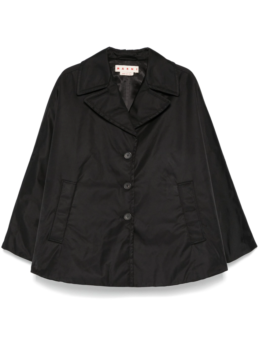 Recycled Nylon Twill Coat