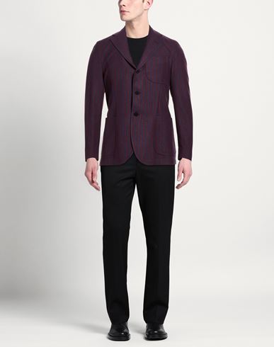 Man Blazer Brick Size 38 Virgin Wool, Cotton