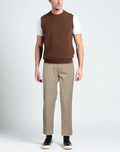 Man Pants Khaki Size XXL Cotton, Elastane