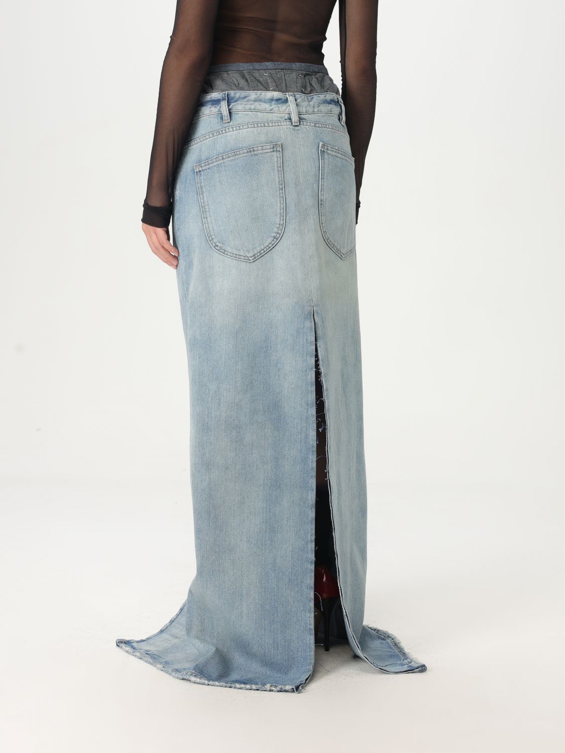 Skirt MAISON MARGIELA Woman color Blue