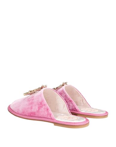 Woman Mules & Clogs Fuchsia Size 4 Textile fibers