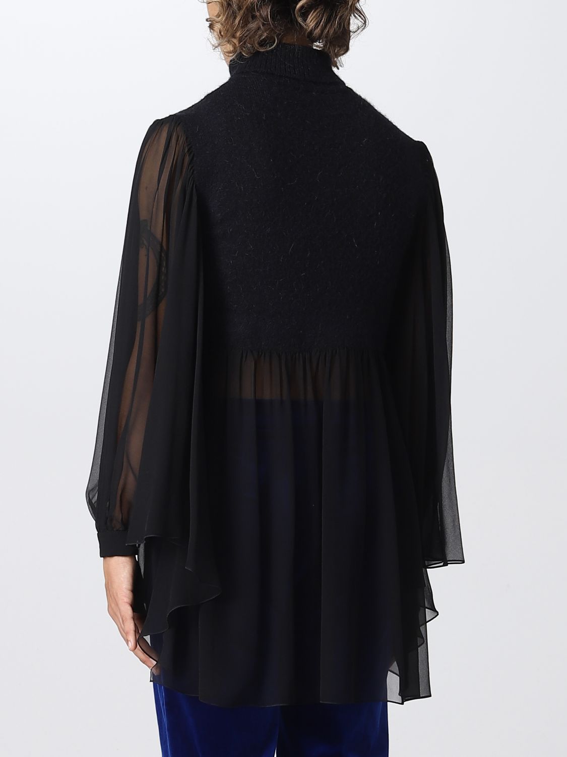Top Woman color Black